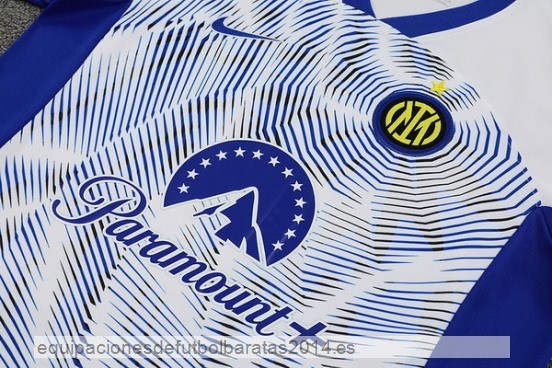 Nuevo Entrenamiento Inter Milan 23/24 Blanco Azul Baratas